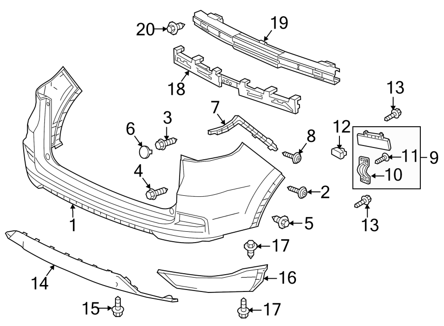 6REAR BUMPER. BUMPER & COMPONENTS.https://images.simplepart.com/images/parts/motor/fullsize/4463602.png