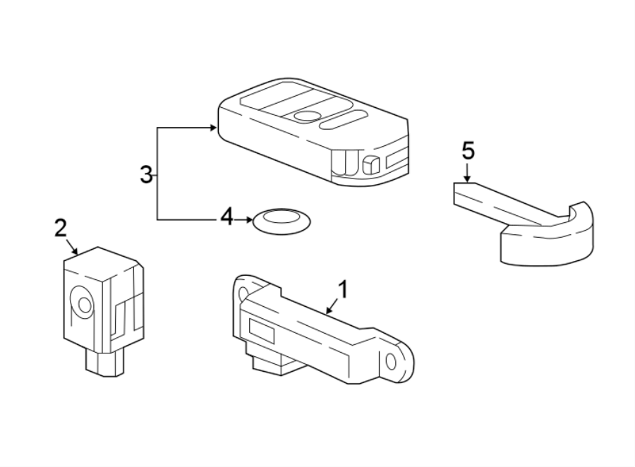 KEYLESS ENTRY COMPONENTS.