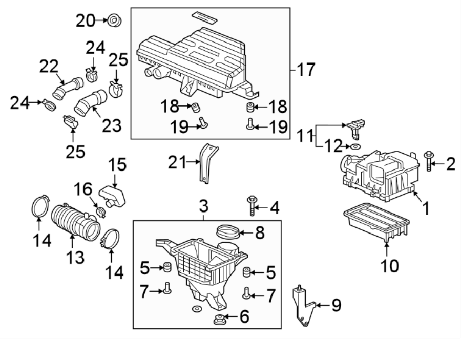 ENGINE / TRANSAXLE. AIR INTAKE.