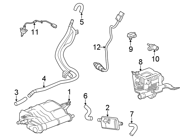 Emission system. Emission components.