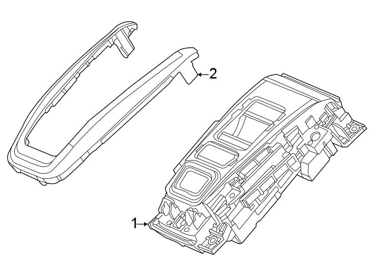 Instrument panel components.