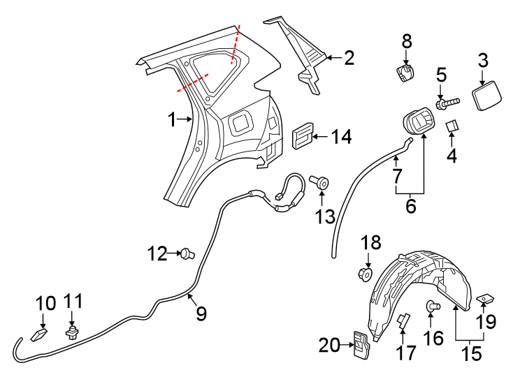 QUARTER PANEL & COMPONENTS.