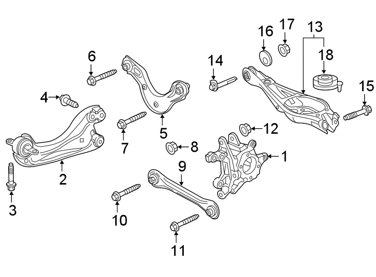 5Rear suspension. Suspension components.https://images.simplepart.com/images/parts/motor/fullsize/4464591.png