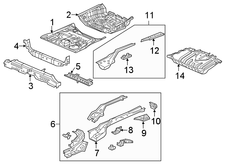 10Rear body & floor. Floor & rails.https://images.simplepart.com/images/parts/motor/fullsize/4464626.png