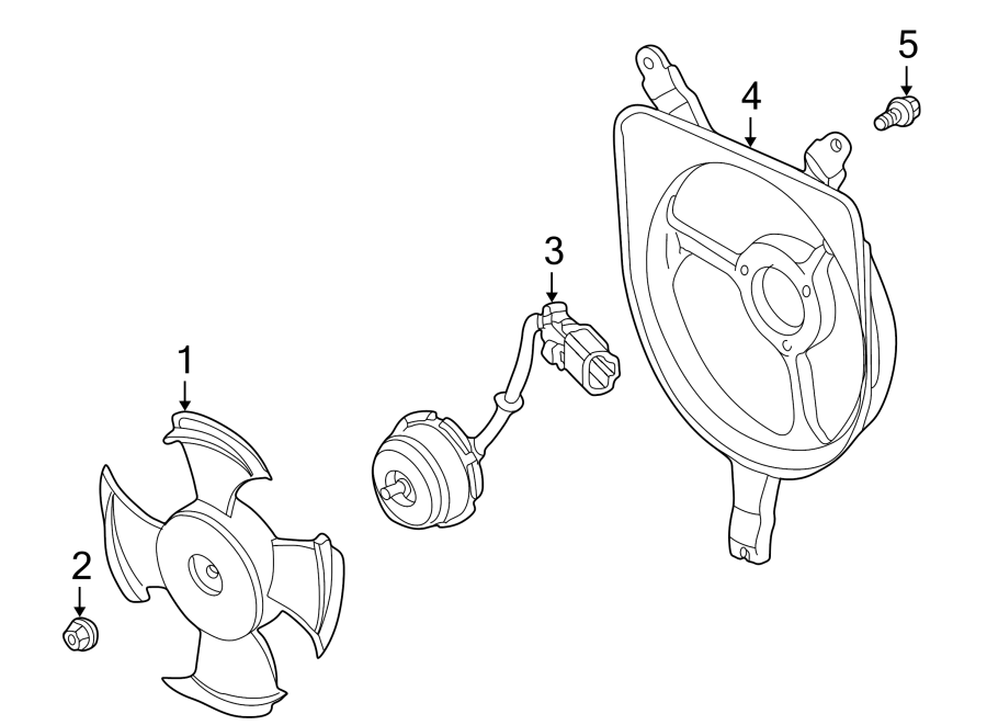 AIR CONDITIONER & HEATER. CONDENSER FAN.