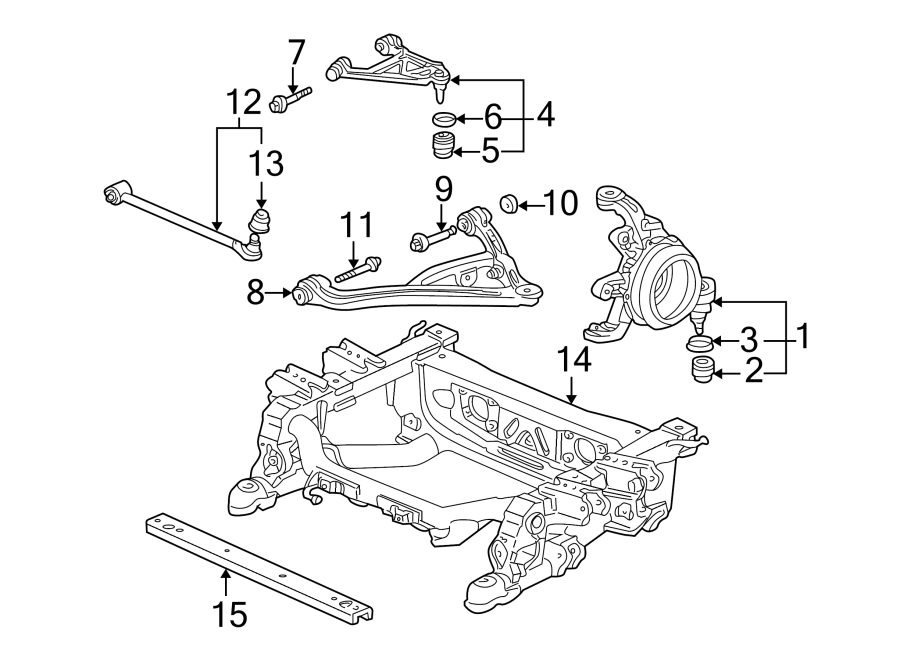 REAR SUSPENSION. SUSPENSION COMPONENTS.