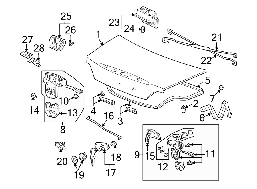 16TRUNK LID. EXTERIOR TRIM. LID & COMPONENTS.https://images.simplepart.com/images/parts/motor/fullsize/4465400.png