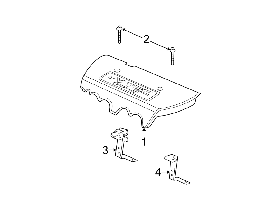 ENGINE / TRANSAXLE. ENGINE APPEARANCE COVER.