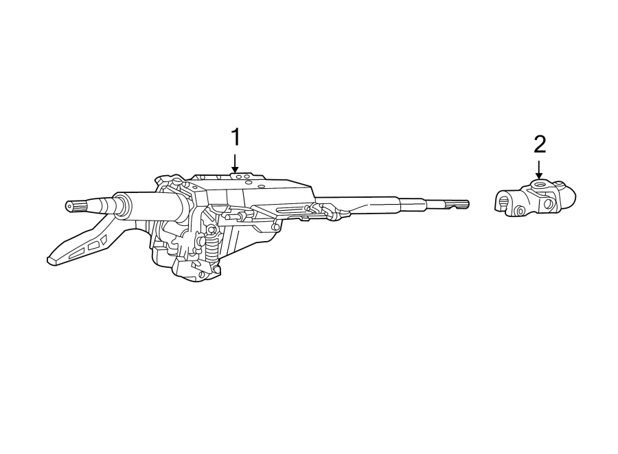 STEERING COLUMN ASSEMBLY.