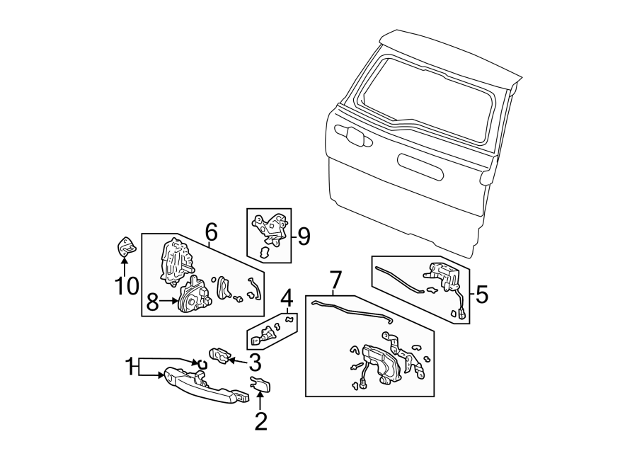 8BACK DOOR. LOCK & HARDWARE.https://images.simplepart.com/images/parts/motor/fullsize/4466530.png