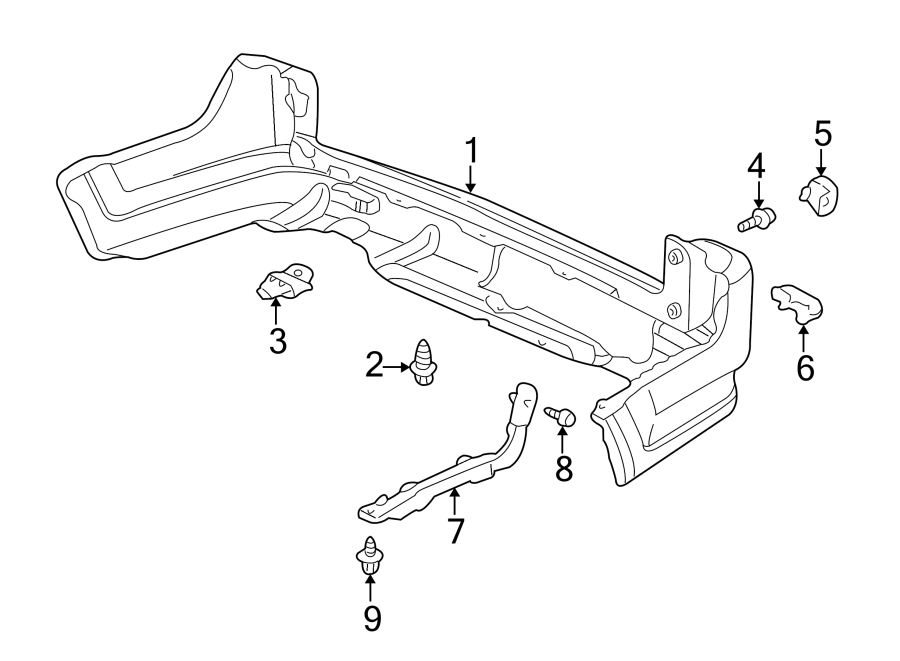 3REAR BUMPER. BUMPER & COMPONENTS.https://images.simplepart.com/images/parts/motor/fullsize/4466565.png