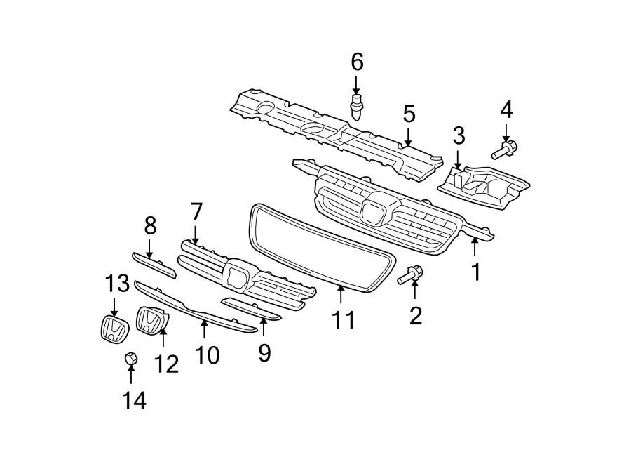 GRILLE & COMPONENTS.