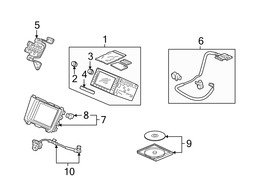 NAVIGATION SYSTEM COMPONENTS.