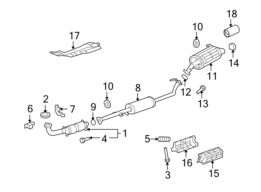 9EXHAUST SYSTEM. EXHAUST COMPONENTS.https://images.simplepart.com/images/parts/motor/fullsize/4467165.png