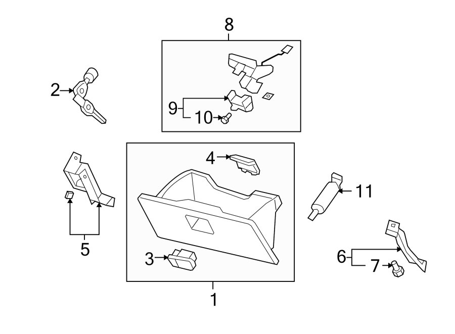 6INSTRUMENT PANEL. GLOVE BOX.https://images.simplepart.com/images/parts/motor/fullsize/4467270.png