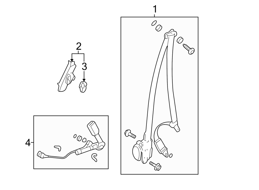 RESTRAINT SYSTEMS. FRONT SEAT BELTS.