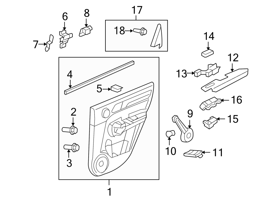 14REAR DOOR. INTERIOR TRIM.https://images.simplepart.com/images/parts/motor/fullsize/4467430.png