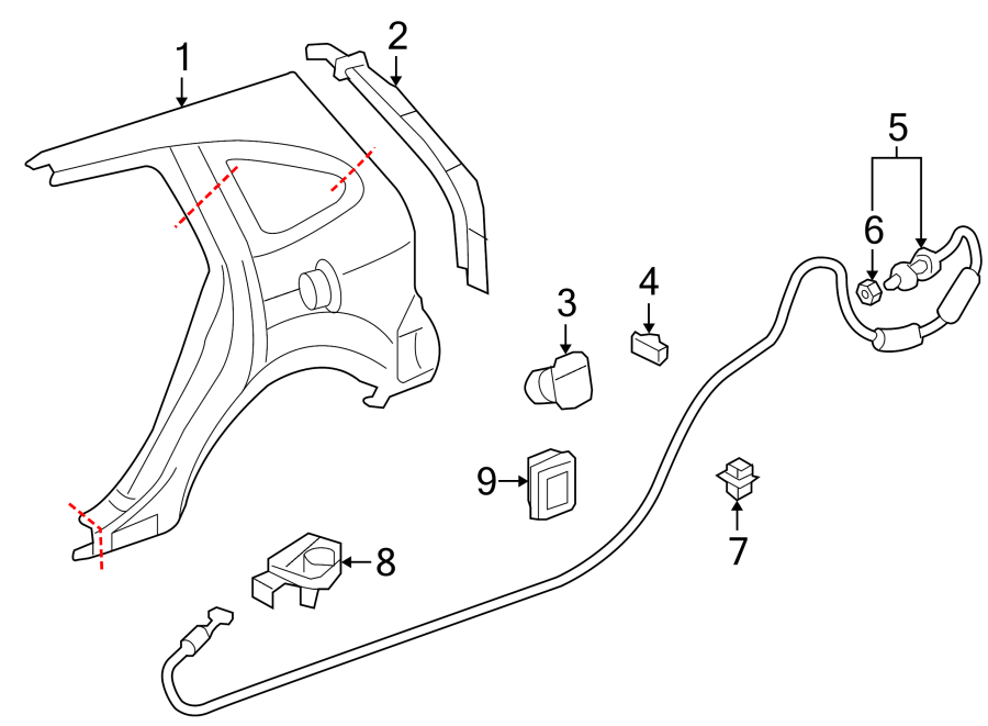 QUARTER PANEL & COMPONENTS.