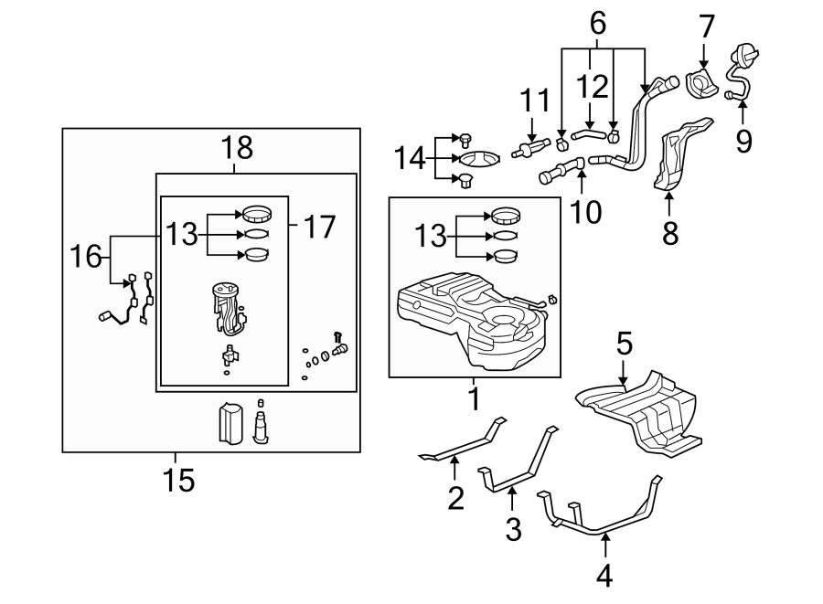 FUEL SYSTEM COMPONENTS.