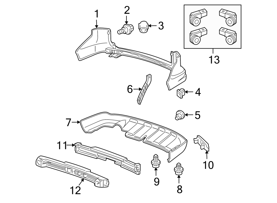 2REAR BUMPER. BUMPER & COMPONENTS.https://images.simplepart.com/images/parts/motor/fullsize/4467575.png