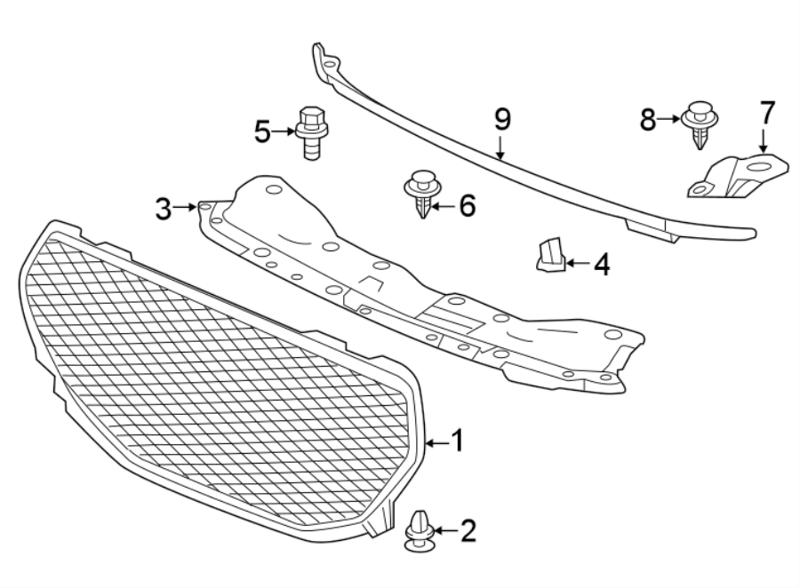 5FRONT BUMPER. GRILLE & COMPONENTS.https://images.simplepart.com/images/parts/motor/fullsize/4468017.png