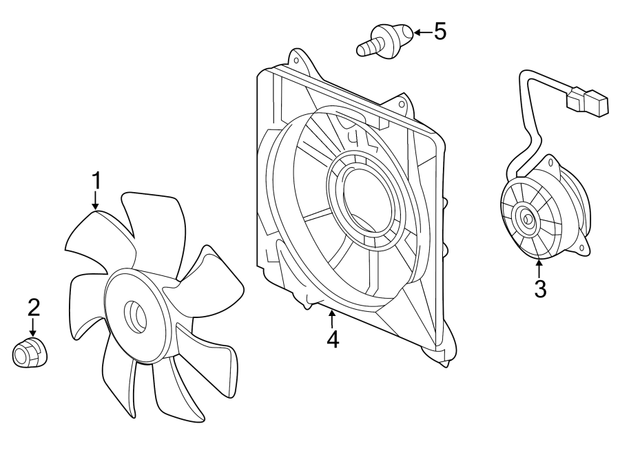 AIR CONDITIONER & HEATER. CONDENSER FAN.