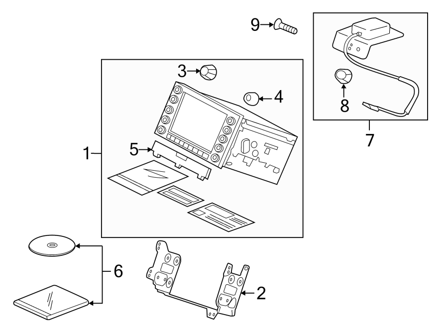 NAVIGATION SYSTEM COMPONENTS.