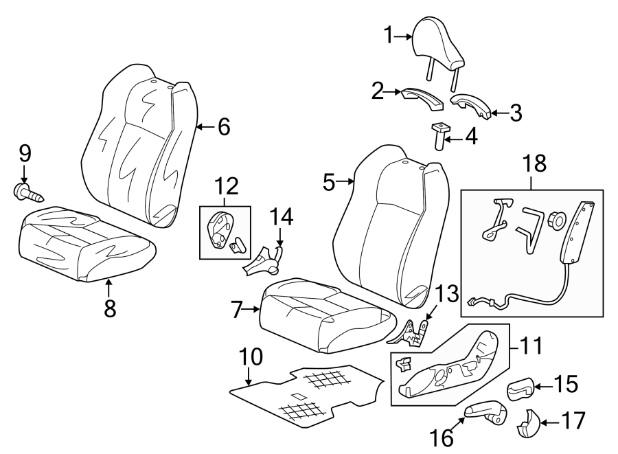 17SEATS & TRACKS. FRONT SEAT COMPONENTS.https://images.simplepart.com/images/parts/motor/fullsize/4468335.png