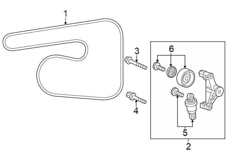 Belts & pulleys.