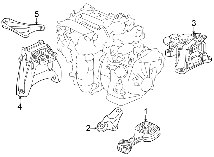 Engine / transaxle. Engine & TRANS mounting.