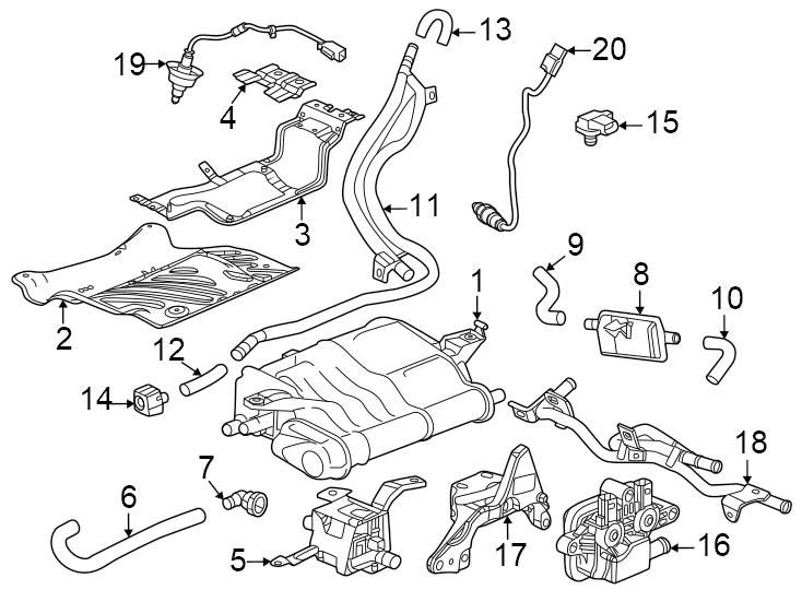 Emission system. Emission components.