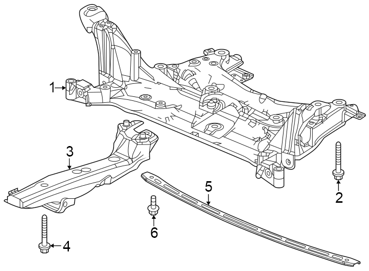 Front suspension. Suspension mounting.