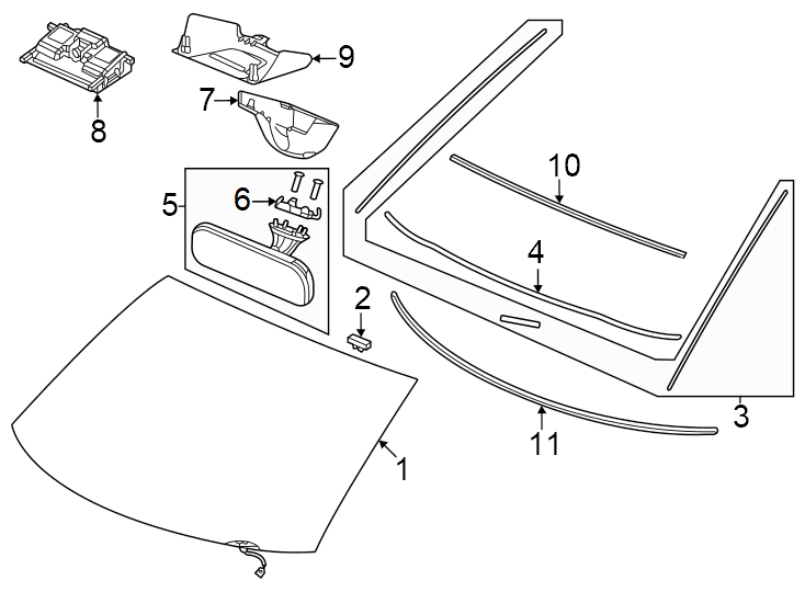 14Windshield. Glass. Reveal moldings.https://images.simplepart.com/images/parts/motor/fullsize/4469255.png