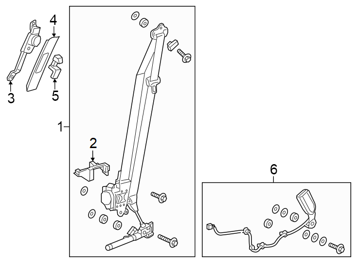 Restraint systems. Front seat belts.