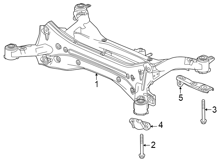 Rear suspension. Suspension mounting.