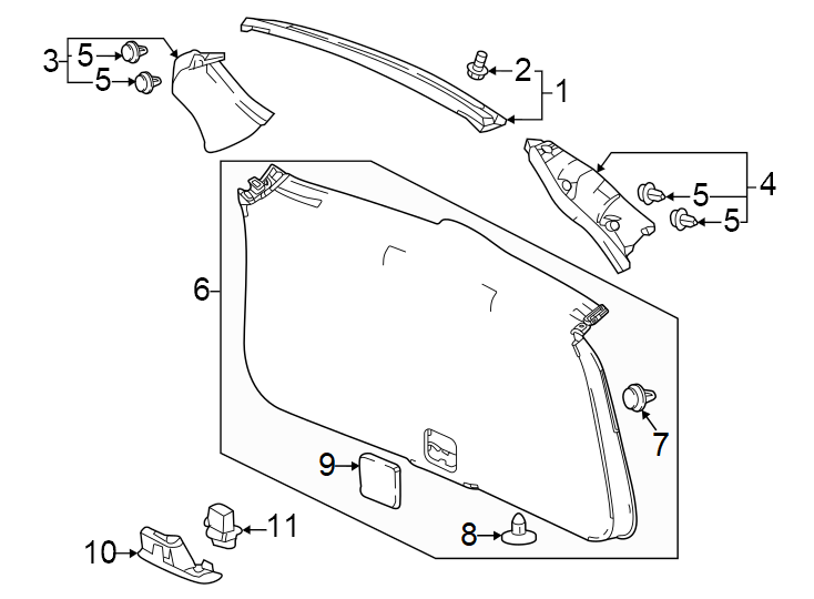 Interior trim.