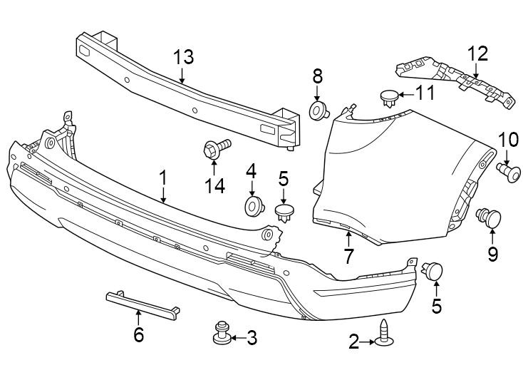 4Rear bumper. Bumper & components.https://images.simplepart.com/images/parts/motor/fullsize/4469675.png