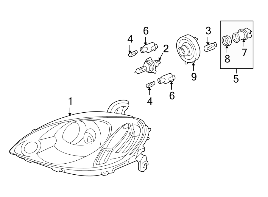 2FRONT LAMPS. HEADLAMP COMPONENTS.https://images.simplepart.com/images/parts/motor/fullsize/4470030.png