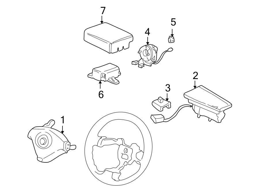 RESTRAINT SYSTEMS. AIR BAG COMPONENTS.