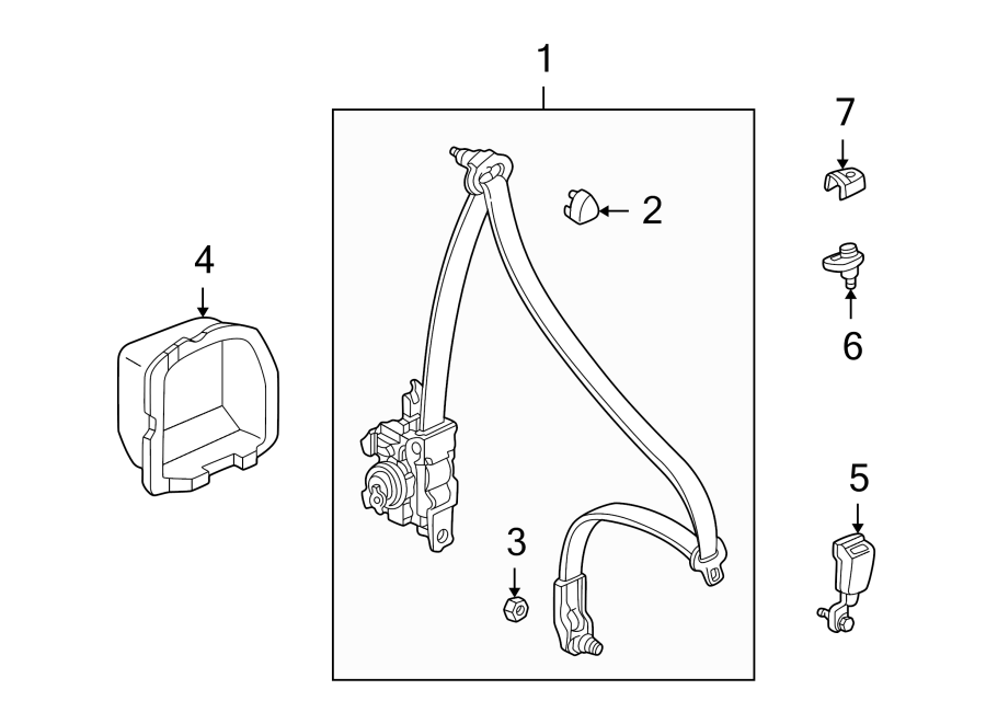 7RESTRAINT SYSTEMS. FRONT SEAT BELTS.https://images.simplepart.com/images/parts/motor/fullsize/4470355.png