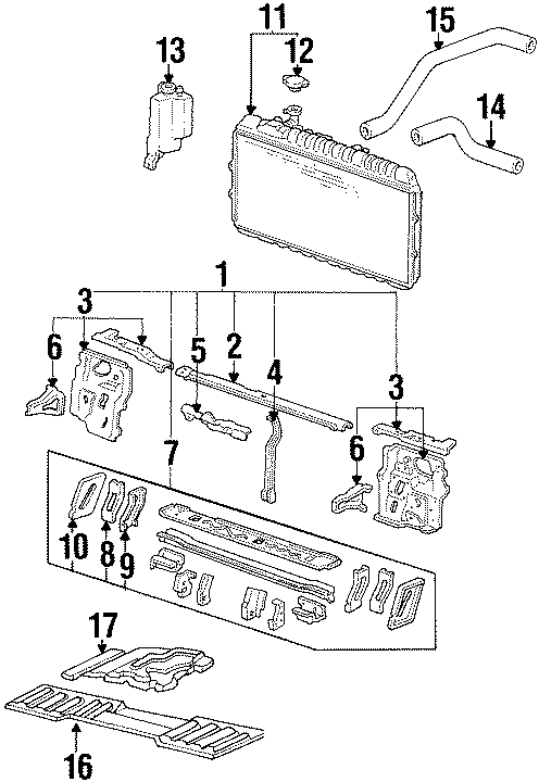 12RADIATOR & COMPONENTS. RADIATOR SUPPORT.https://images.simplepart.com/images/parts/motor/fullsize/447040.png