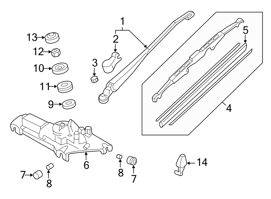 13LIFT GATE. REAR WIPER COMPONENTS.https://images.simplepart.com/images/parts/motor/fullsize/4470520.png