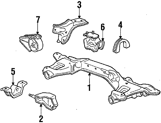 5ENGINE / TRANSAXLE. ENGINE MOUNTING.https://images.simplepart.com/images/parts/motor/fullsize/447069.png