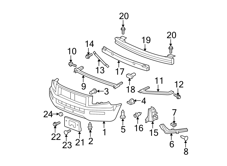 5FRONT BUMPER. BUMPER & COMPONENTS.https://images.simplepart.com/images/parts/motor/fullsize/4475005.png