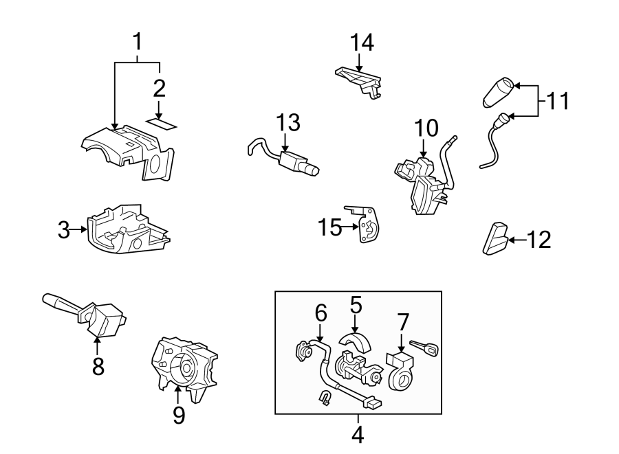 5STEERING COLUMN. SHROUD. SWITCHES & LEVERS.https://images.simplepart.com/images/parts/motor/fullsize/4475230.png