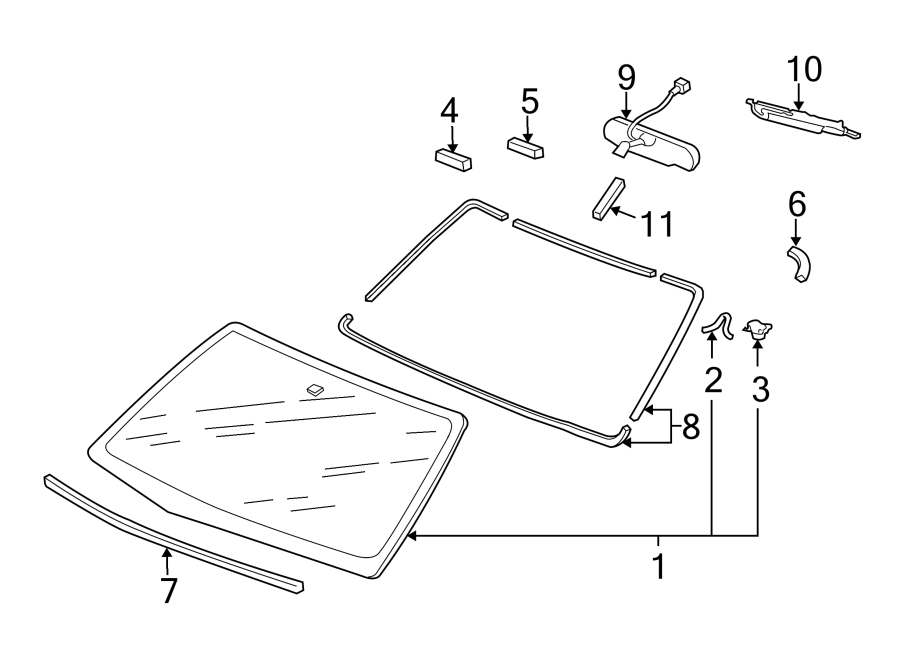 9WINDSHIELD. GLASS.https://images.simplepart.com/images/parts/motor/fullsize/4475240.png