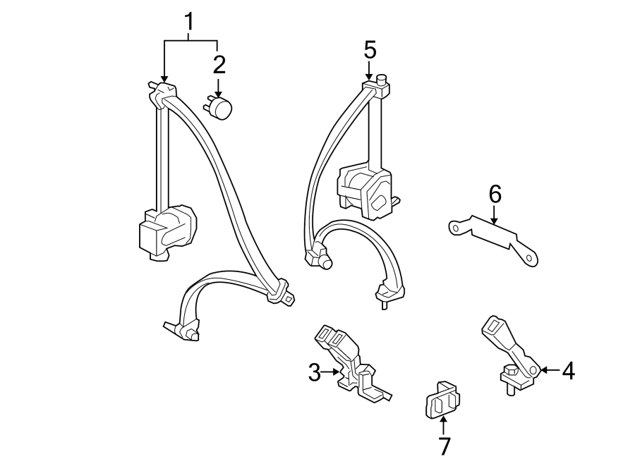 2RESTRAINT SYSTEMS. REAR SEAT BELTS.https://images.simplepart.com/images/parts/motor/fullsize/4475310.png