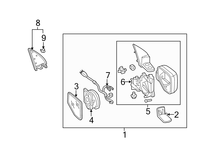 3FRONT DOOR. OUTSIDE MIRRORS.https://images.simplepart.com/images/parts/motor/fullsize/4475410.png