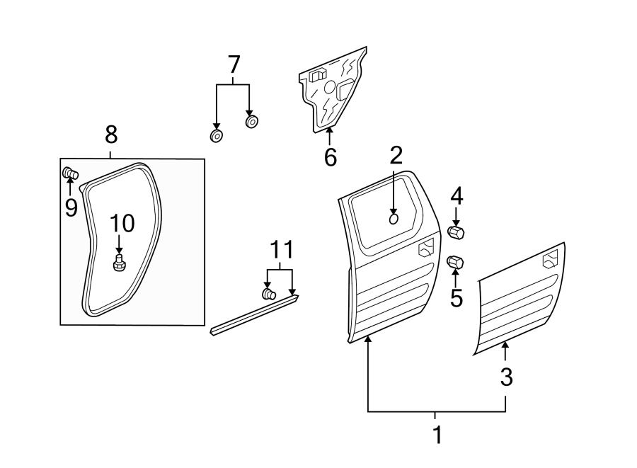 6REAR DOOR. DOOR & COMPONENTS.https://images.simplepart.com/images/parts/motor/fullsize/4475430.png