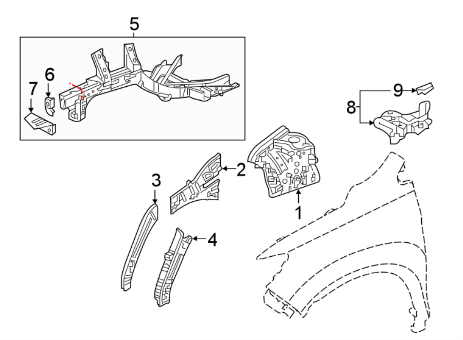 3FENDER. STRUCTURAL COMPONENTS & RAILS.https://images.simplepart.com/images/parts/motor/fullsize/4476105.png